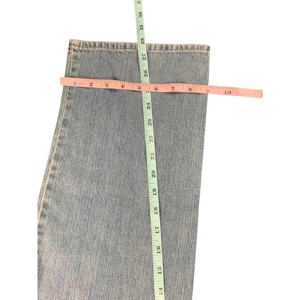 Tommy Hilfiger Jeans Boys 12 Wide Leg Light Wash Y2K Denim Baggy Vintage